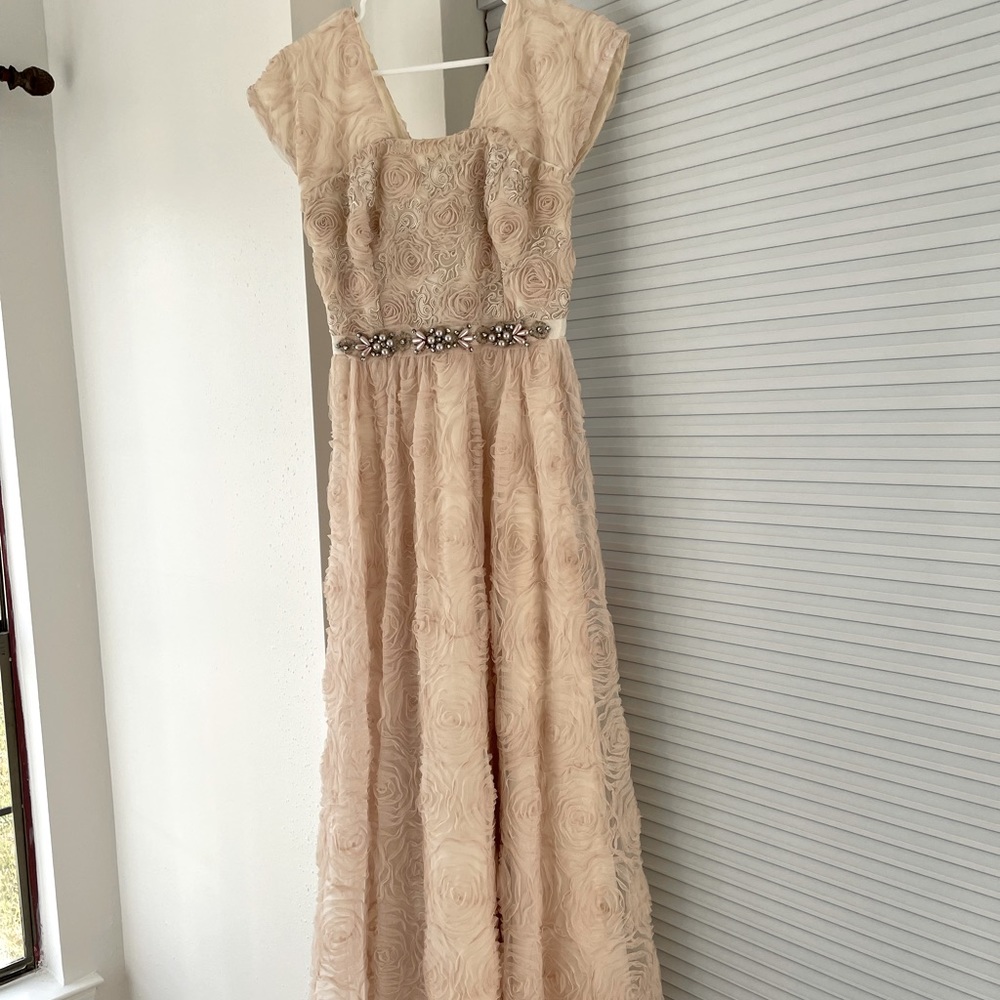 Cream formal dress